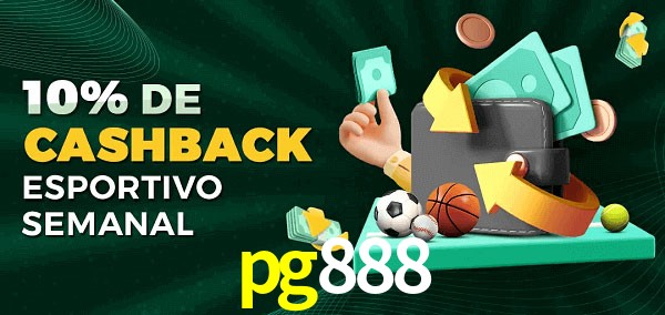 10% de bônus de cashback na pg888